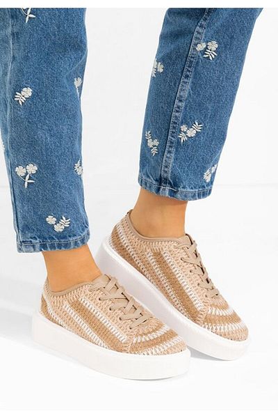 B T Shoes Sneakers dama Tamysa bej