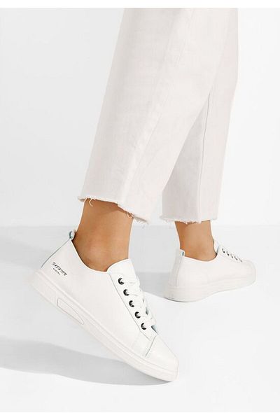 B T Shoes Teniși de damă Permea V5 albi