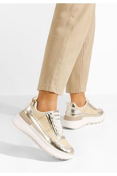 B T Shoes Sneakers cu platformă Ellana aurii