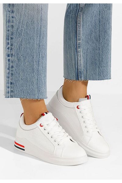 B T Shoes Teniși dreapta Coretta albi