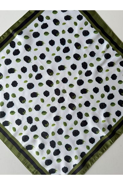 AGAPI Scarf Blackberry Patterned Bandana Scarf