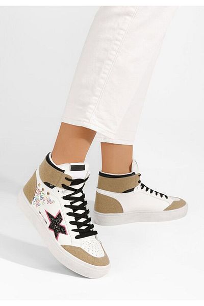 B T Shoes Teniși Morella V2 High-Top albi