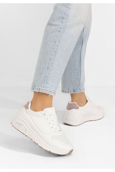 B T Shoes Teniși femei Janita albi