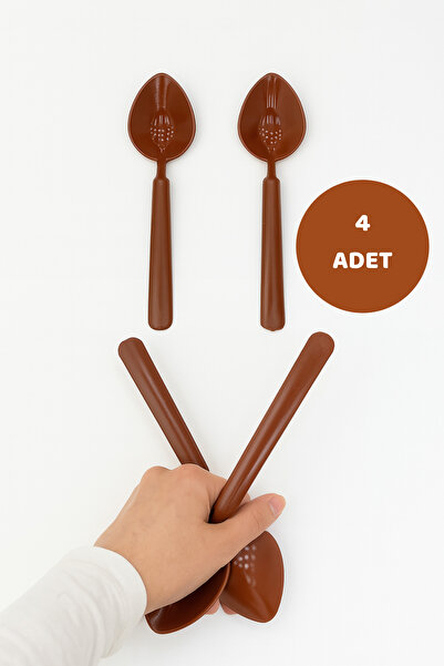 Mortex Uzun Saplı Oyun Kaşığı 4'lü - Kına, Düğün, Halk Oyunları, Gösteri, Plastik Tahta Kaşık