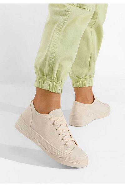 B T Shoes Tenisi dama Grenola bej