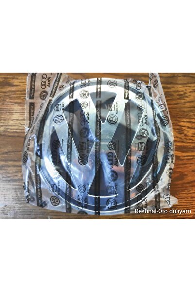 restinal JETTA ÖN LOGO mk5 Jetta 5 (2005-2010) Ön Panjur Arması Klipsli Krom ...