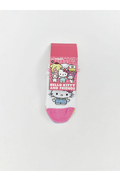 LC Waikiki Hello Kitty Desenli Kız Çocuk Patik Çorap 5'li