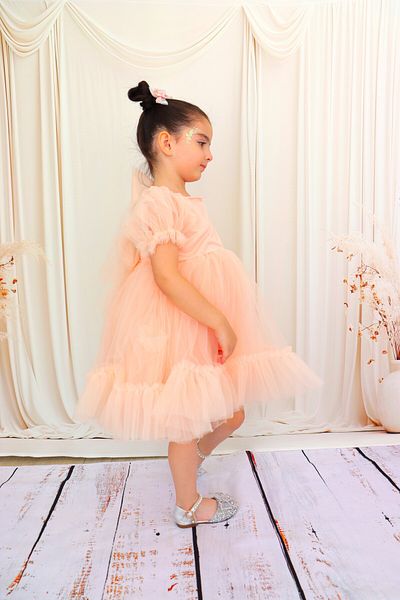 GÜL Baby Girls Backless Birthday Party Dress Tutu Dress
