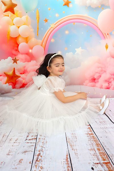 GÜL Baby Κοριτσίστικο εξώπλατο φόρεμα για πάρτι γενεθλίων Tutu