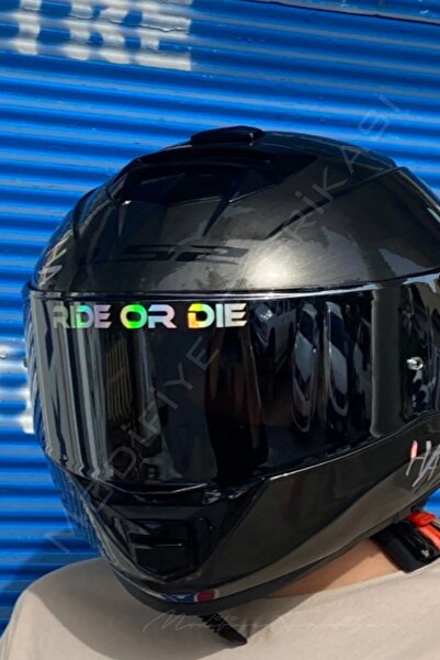 Modifiye Fabrikası Ride Or Die Sticker Kask-Vizör için Etiket Sticker - 15 x ...