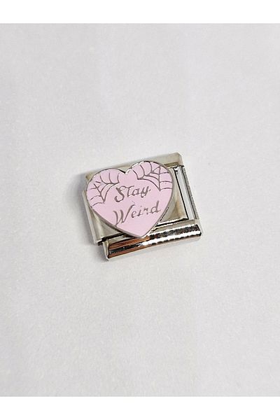 RoseCo00 Steel Italian Charm Bracelet Charm