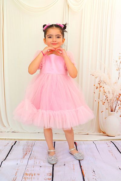 GÜL Baby Girls Backless Birthday Party Dress Tutu Dress