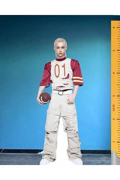 dakik reklam Felix Model Full Size Model with Legs Stray Kids Lee Felix