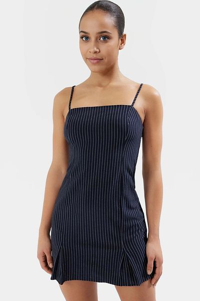 PayBuy Stylish Striped A-Line Mini Dress Viscose Fabric Casual Style Perfect Fit Quality Craftsmanship