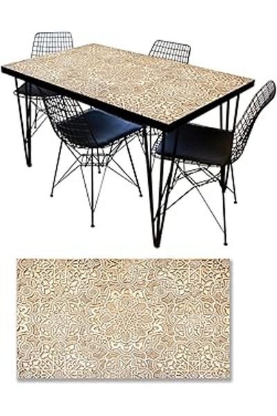 NETWORK ART Table Covering Foil Furniture Table Covering Foils Ottoman Carving