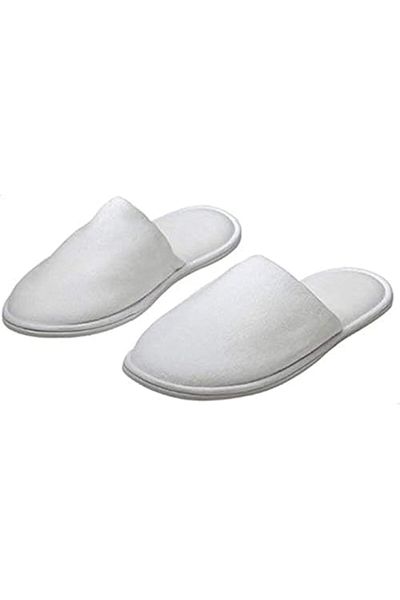 fitto Hotel/Spa Luxury Slippers with Edges, Soft Cotton 600 GSM, Anti-Slip, One Size Fits All