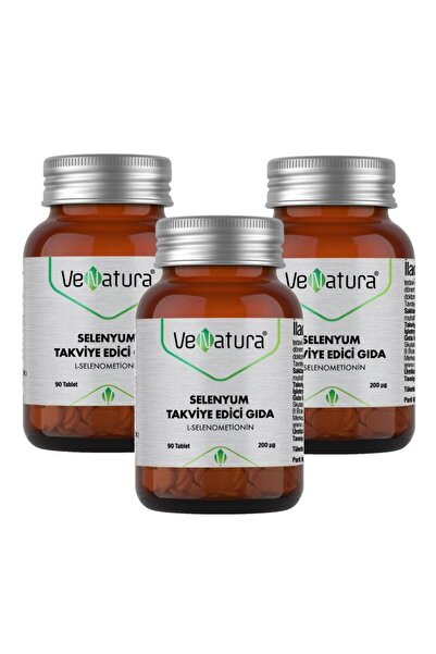 VeNatura 90 قرص سيلينيوم - عبوة من 3 قطع