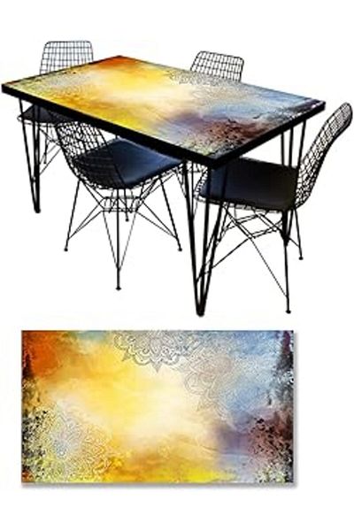 NETWORK ART Table covering foil furniture table covering foils mandala color