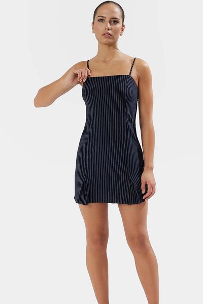 PayBuy Stylish Striped A-Line Mini Dress Viscose Fabric Casual Style Perfect Fit Quality Craftsmanship