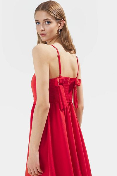 PayBuy Women's a Line Midi Length Polyester Woven Dress Daily Use Perfect Fit Special Design