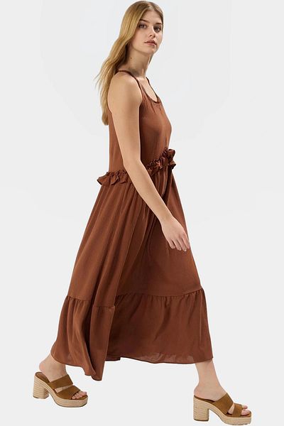 PayBuy Women's Maxi Woven Dress Halter Neckline Summer Casual Style Long-Lasting Comfortable Cut Stylish Look