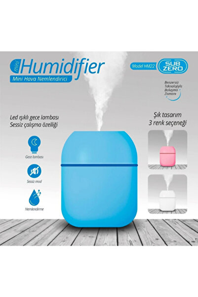 Subzero HM22 Hava Nemlendirici | Ultrasonik Buhar Makinesi, Sessiz & Şık Tasarım