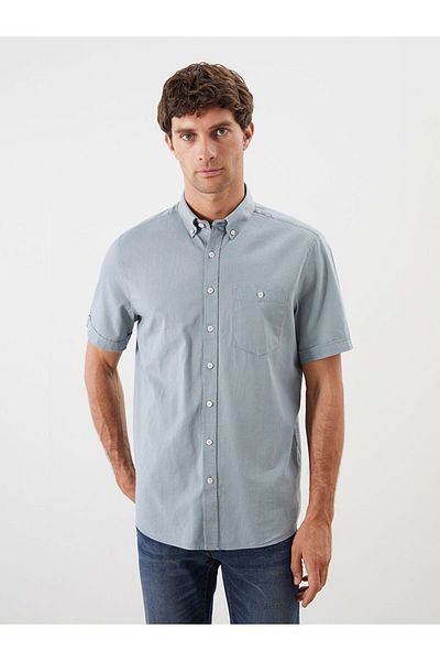 LC Waikiki Lcwaikiki Classic Regular Fit Linen Blended Men's Shirt