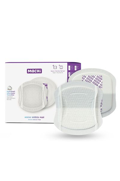 Mochi وسادة الثدي فائقة الامتصاص بتقنية Hydropearl (40 قطعة)