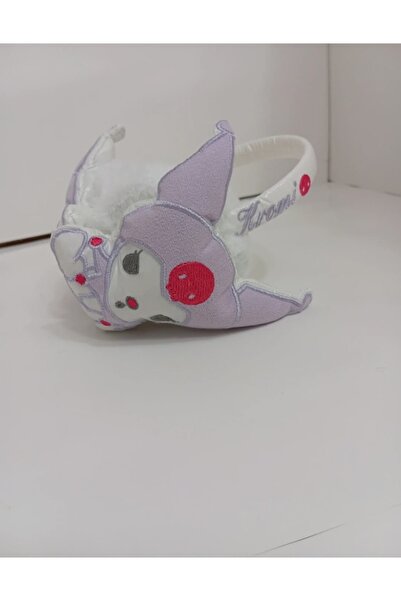 Skygo Çocuk pelüş Kış Kulaklığı kuromi figürlü MOR RENK