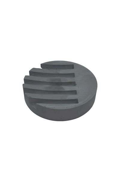 FARMAZYA Concrete Solid Oval Soap Dish