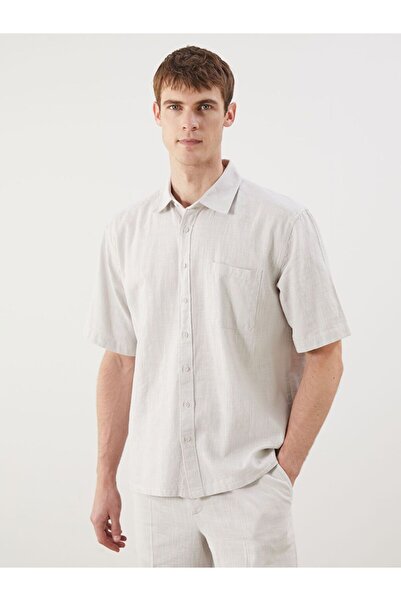 LC Waikiki قميص رجالي بأكمام قصيرة وياقة منتجع مريحة من SOUTHBLUE