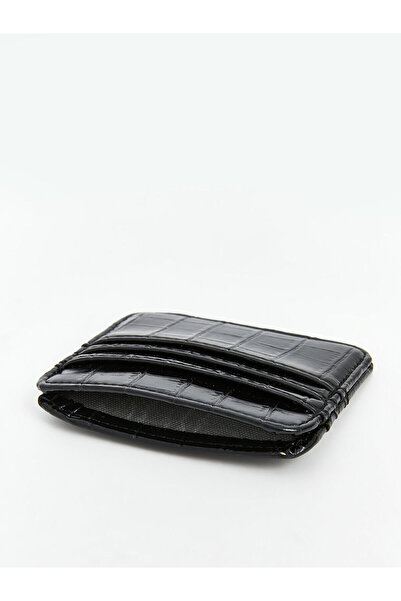 LC Waikiki Deri Görünümlü Kroko Desenli Kadın Kartlık