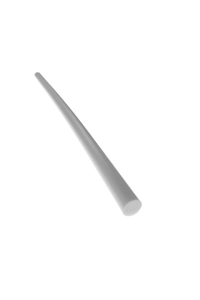 OEM Bara alba silicon 11mm diametru x 300mm lungime, 30g, baton rezerva pentru pistol de lipit