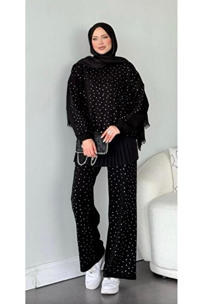 RMG BUTİK İKİ İPLİK TAŞLI MODAL TAKIM