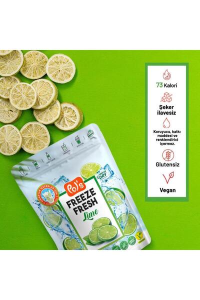 Pol's Freeze Fresh Dondurularak Kurutulmuş Lime 20 gr