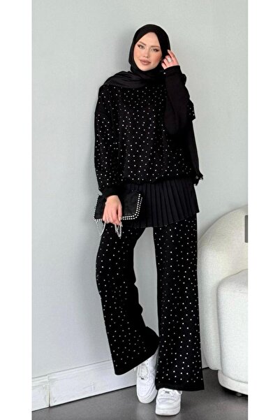 RMG BUTİK İKİ İPLİK TAŞLI MODAL TAKIM