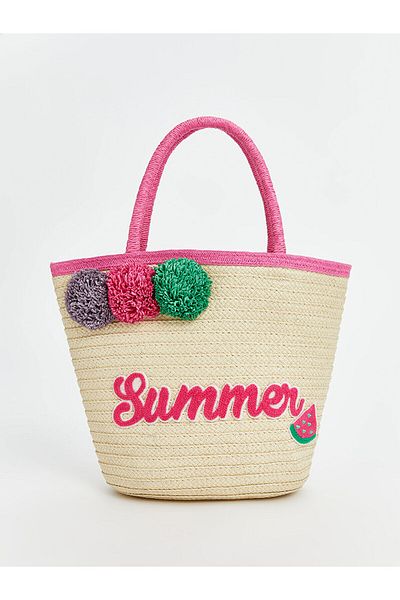LC Waikiki Girl's Straw Beach Bag