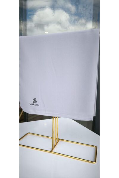 FRESCO SCARFS Queen Summer Medina Silk Thin Summer Scarf 110*110cm Silver