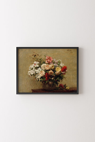epiqart Summer Flowers - Black Frame