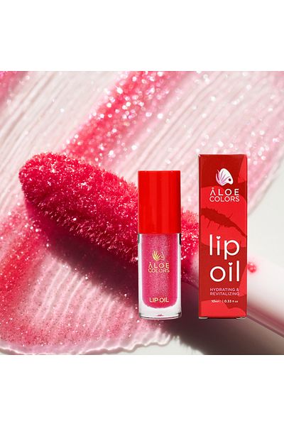 ALOE COLORS Hydrating and revitalizing lip oil - Cherry Aroma 10ml