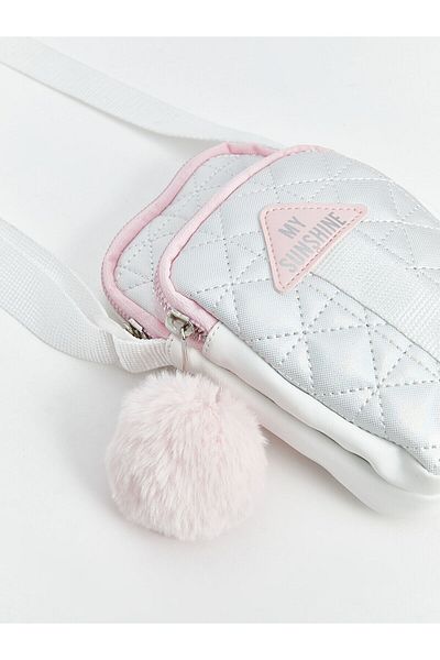 LC Waikiki Geantă Crossbody pentru fete cu pompon nou sezon - S5EB43Z4