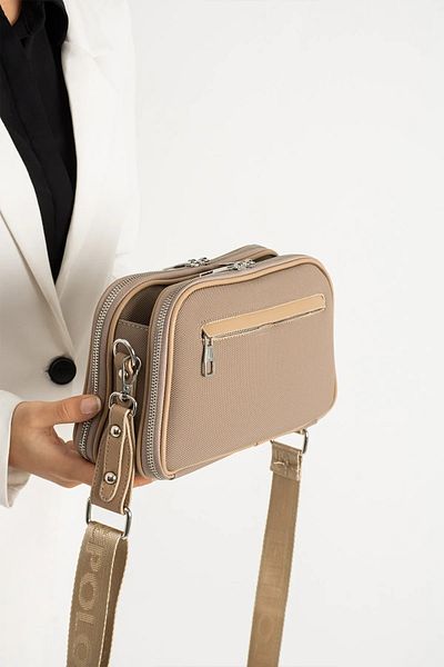 Just Polo Women's Sand 5 Compartment Cross Shoulder Bag 236000Pc