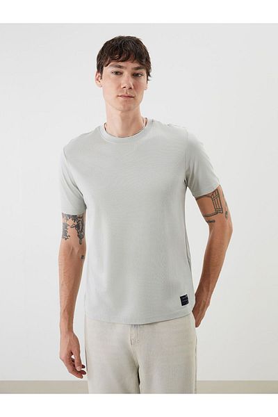 LC Waikiki Ανδρικό T-Shirt XSIDE Crew Neck χτενισμένο βαμβακερό