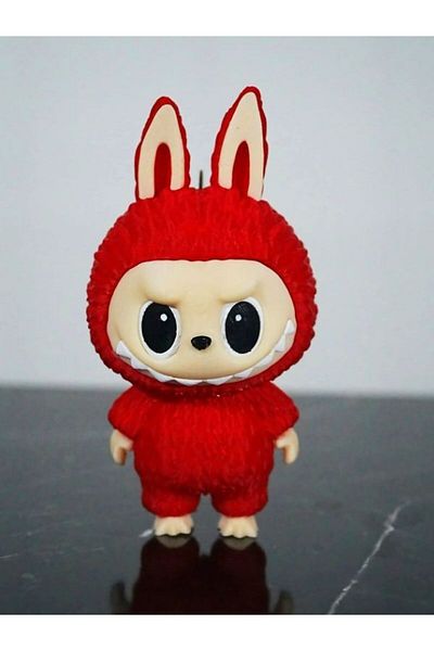 Lisinya Labubu Red Keychain with Character Figure - 13cm Quality