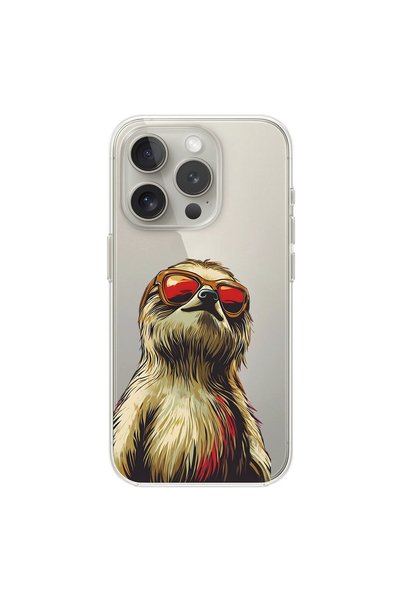 Dali Design حافظة شفافة متوافقة مع هاتف iPhone 14 Pro Max بتصميم حيوانات كسول...
