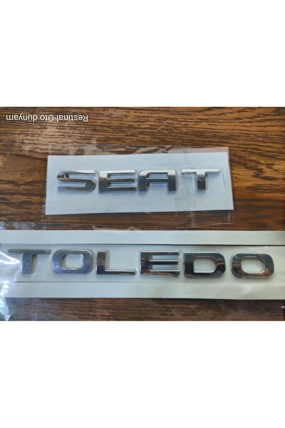 restinal Seat Toledo Mk2 1m2 1999-2004 Bagaj Yazısı Takım Krom