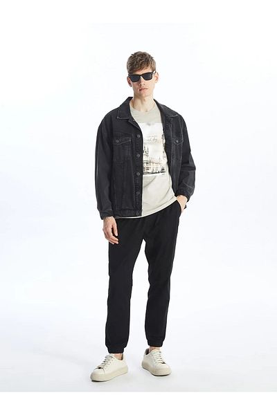 LC Waikiki Ανδρικό παντελόνι Jogger Standard Fit Poplin