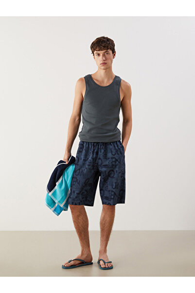 LC Waikiki Ανδρικό σορτς θάλασσας με σχέδιο μέχρι το γόνατο