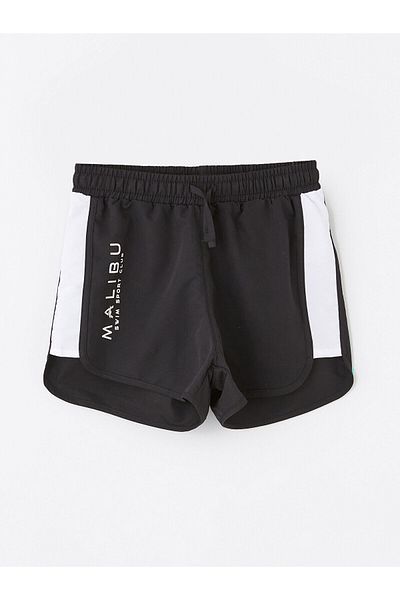 LC Waikiki Elastic Waist Girls' Sea Shorts