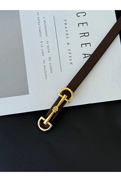 TABA BUTİK Curea de damă cu cataramă aurie